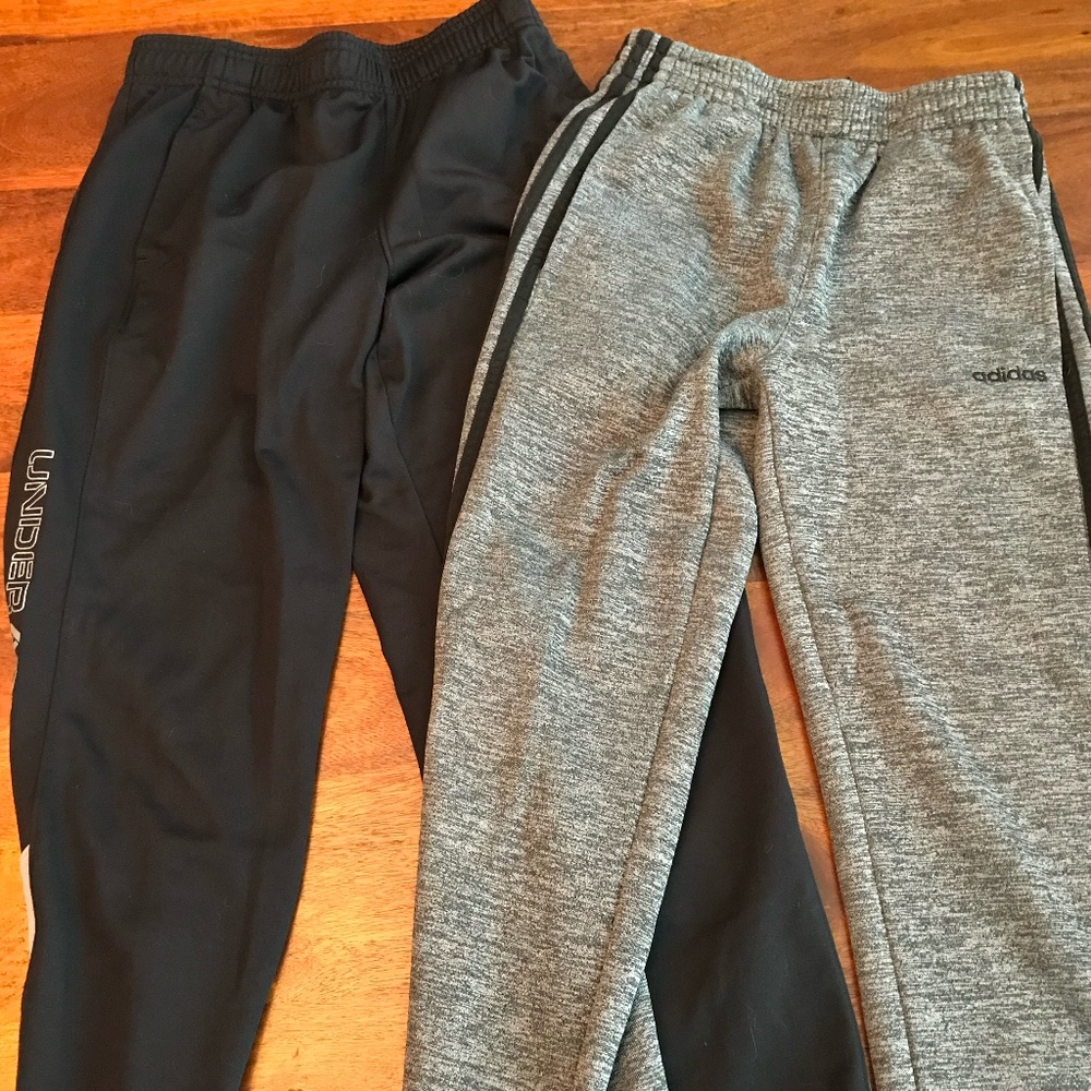 TWO Boys Sweatpants (one ADIDAS/One Under Armour